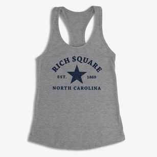 Rich Square North Carolina Star Women's Racerback Tank