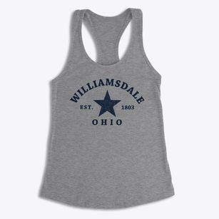 Williamsdale Ohio Star Women's Racerback Tank