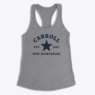 Carroll New Hampshire Star Women's Racerback Tank