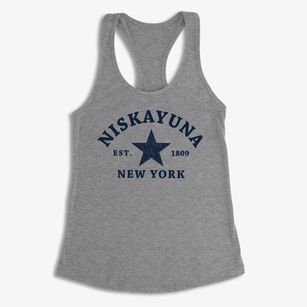 Niskayuna New York Star Women's Racerback Tank