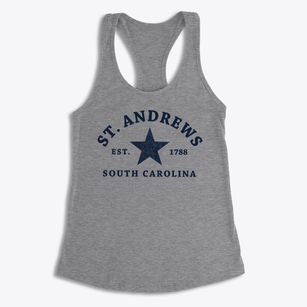 St. Andrews South Carolina Star Women's Racerback Tank