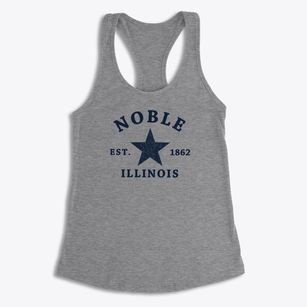 Noble Illinois Star Women's Racerback Tank