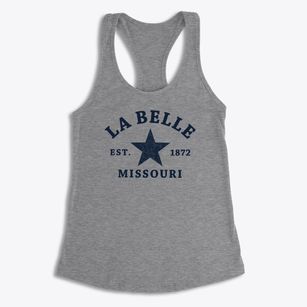La Belle Missouri Star Women's Racerback Tank