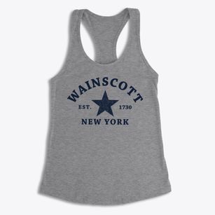 Wainscott New York Star Women's Racerback Tank