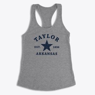 Taylor Arkansas Star Women's Racerback Tank
