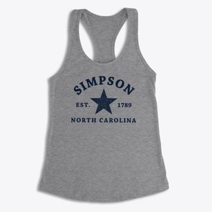 Simpson North Carolina Star Women's Racerback Tank