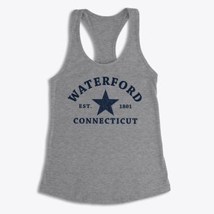 Waterford Connecticut Star Women's Racerback Tank