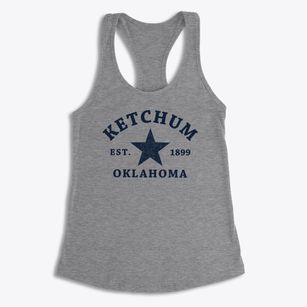 Ketchum Oklahoma Star Women's Racerback Tank