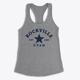 Rockville Utah Star Women's Racerback Tank
