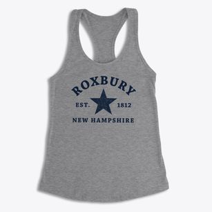 Roxbury New Hampshire Star Women's Racerback Tank
