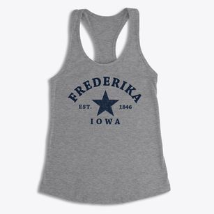 Frederika Iowa Star Women's Racerback Tank