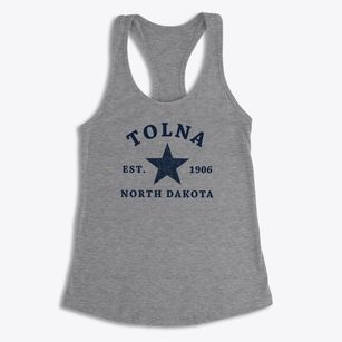 Tolna North Dakota Star Women's Racerback Tank