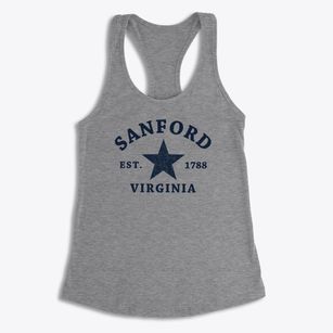 Sanford Virginia Star Women's Racerback Tank