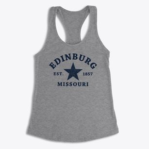Edinburg Missouri Star Women's Racerback Tank