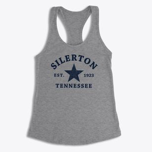 Silerton Tennessee Star Women's Racerback Tank