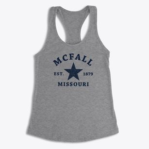 Mcfall Missouri Star Women's Racerback Tank