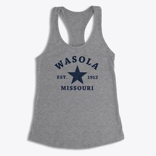 Wasola Missouri Star Women's Racerback Tank