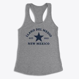Llano Del Medio New Mexico Star Women's Racerback Tank