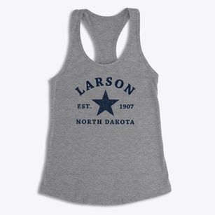 Larson North Dakota Star Women's Racerback Tank