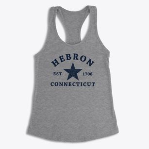 Hebron Connecticut Star Women's Racerback Tank