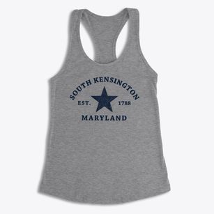 South Kensington Maryland Star Women's Racerback Tank