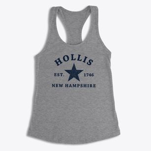 Hollis New Hampshire Star Women's Racerback Tank