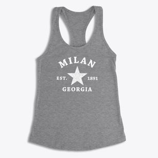 Milan Georgia Star Women's Racerback Tank