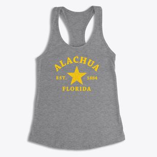 Alachua Florida Star Women's Racerback Tank
