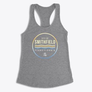 Smithfield Pennsylvania Color Fade Women's Racerback Tank