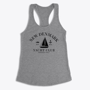 New Denmark Wisconsin Yacht Club Women's Racerback Tank