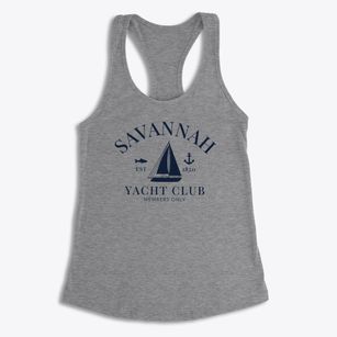 Savannah Tennessee Yacht Club Women's Racerback Tank