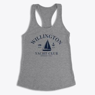 Willington Connecticut Yacht Club Women's Racerback Tank