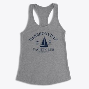 Hebbronville Texas Yacht Club Women's Racerback Tank