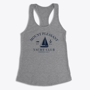 Mount Pleasant Utah Yacht Club Women's Racerback Tank