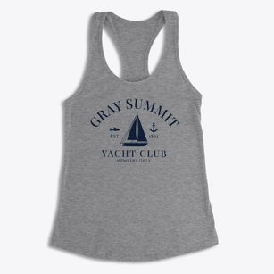 Gray Summit Missouri Yacht Club Women's Racerback Tank