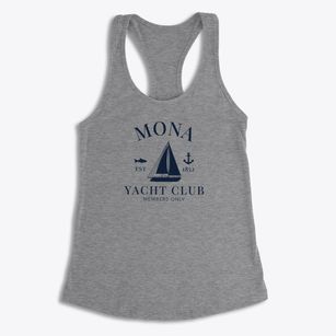 Mona Utah Yacht Club Women's Racerback Tank