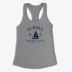 Surrey North Dakota Yacht Club Women's Racerback Tank