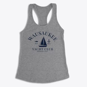 Wausaukee Wisconsin Yacht Club Women's Racerback Tank