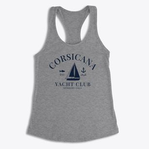 Corsicana Texas Yacht Club Women's Racerback Tank