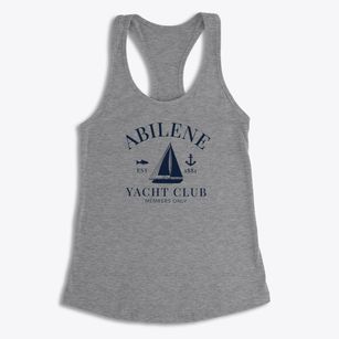 Abilene Texas Yacht Club Women's Racerback Tank