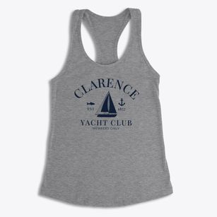 Clarence Missouri Yacht Club Women's Racerback Tank