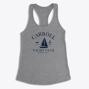 Carroll New Hampshire Yacht Club Women's Racerback Tank
