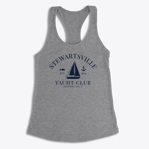 Stewartsville Missouri Yacht Club Women's Racerback Tank