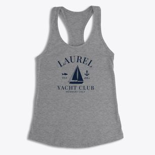 Laurel Mississippi Yacht Club Women's Racerback Tank