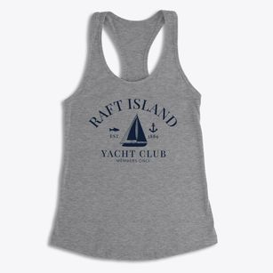 Raft Island Washington Yacht Club Women's Racerback Tank