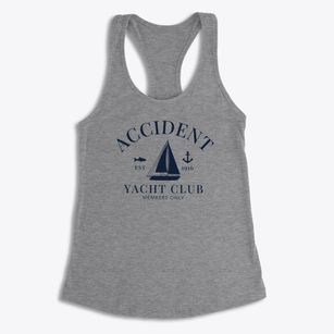 Accident Maryland Yacht Club Women's Racerback Tank