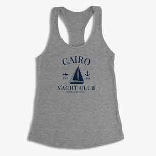 Cairo West Virginia Yacht Club Women's Racerback Tank