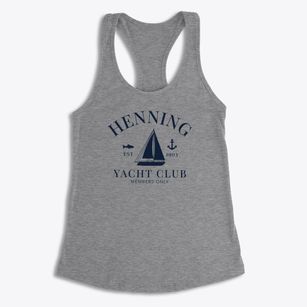 Henning Illinois Yacht Club Women's Racerback Tank