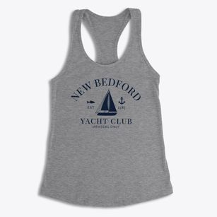 New Bedford Massachusetts Yacht Club Women's Racerback Tank