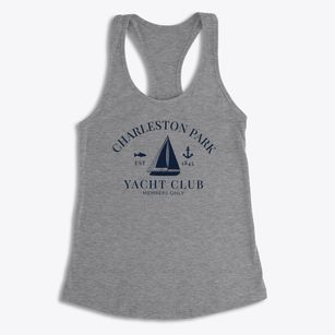 Charleston Park Florida Yacht Club Women's Racerback Tank